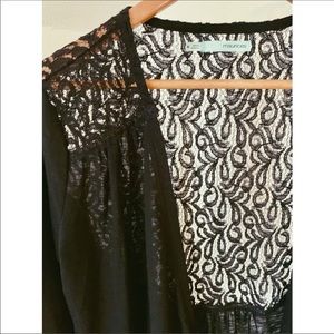 Maurices Tops - Dressy Cardigan with Lace detail Maurices Tops - Dressy Cardigan with Lace detail